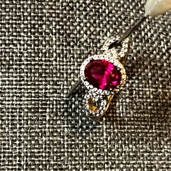 Red Garnet Necklace Set - Picture 8 of 8